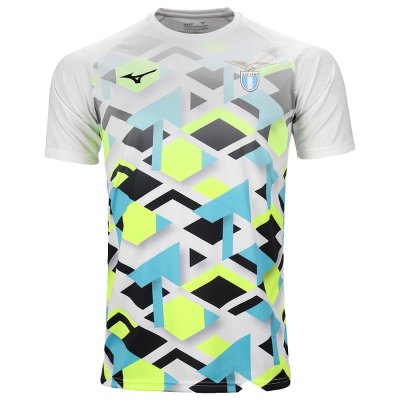 Camisa Mizuno SS Lazio Pre Match Jersey 24/25 Hombre - Blancos - Chile M841ULRYEG